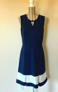 Navy blue Sleeveless dress by Karl Lagerfeld Paris